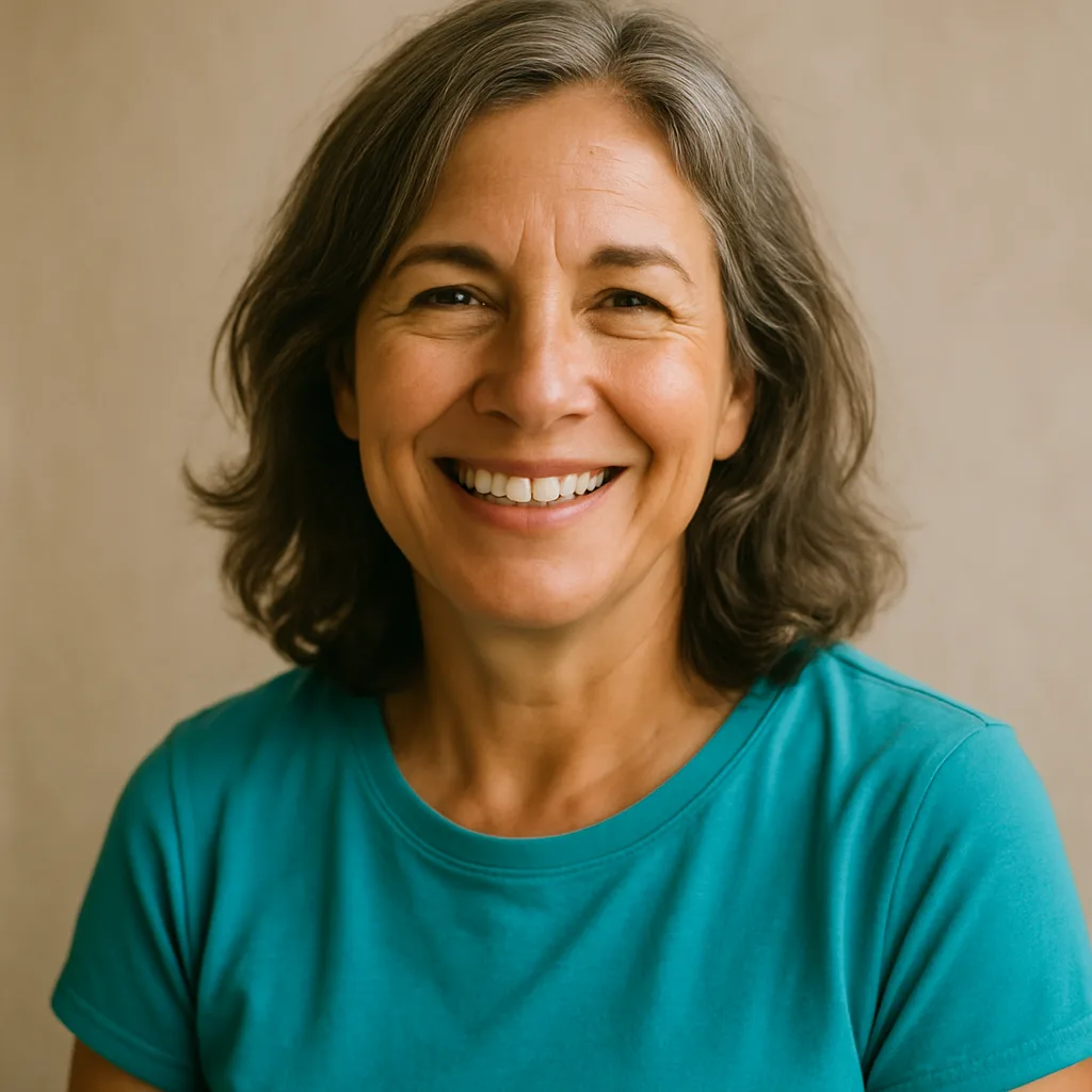 Smiling woman in her 50s — member of The Aberdeen Dating Site